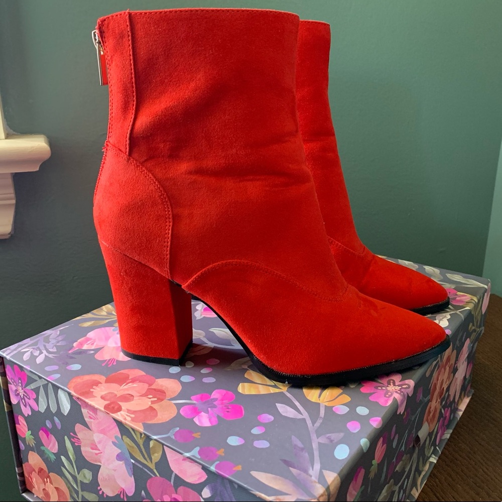 River Island Block Heel Western Boot